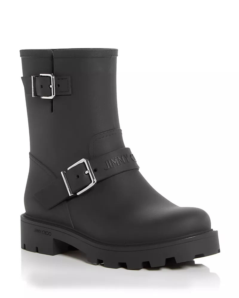 Jimmy Choo Women's Biker Rain Boots