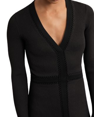 Laura Craft Detail Knit Midi Dress