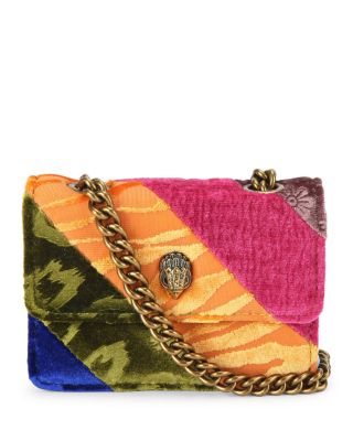 Kensington Micro Patchwork Velour Crossbody