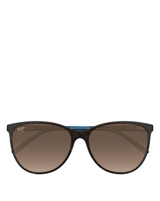 Ocean Polarized Square Sunglasses, 57mm
