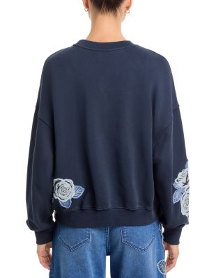 Rose Patchwork Sweatshirt & Jeans