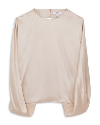 Tayah Silk Drape Top
