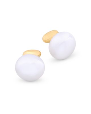 Bar & Imitation Pearl Earrings - Exclusive
