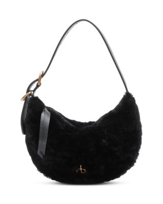 Mercer Small Shearling Hobo Bag