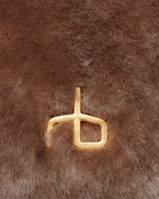 Mercer Small Shearling Hobo Bag