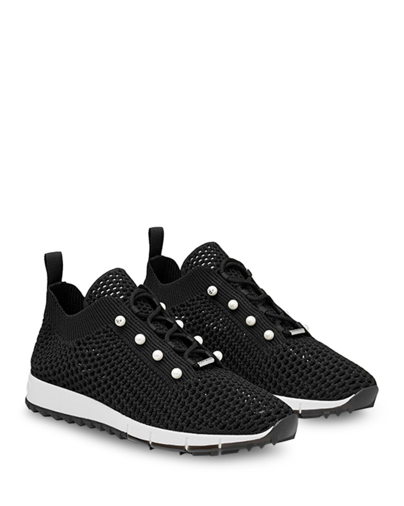 Jimmy Choo Women's Veles Sneakers in Black