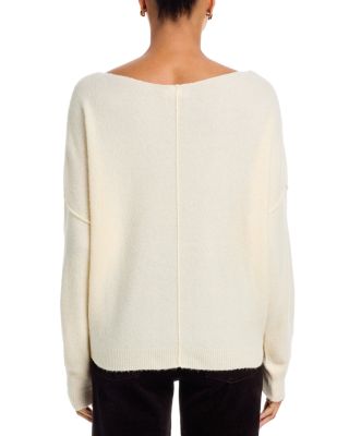 Boat Neck Drop Sleeve Sweater