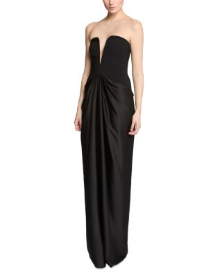 Sanna Plunging Neck Gown