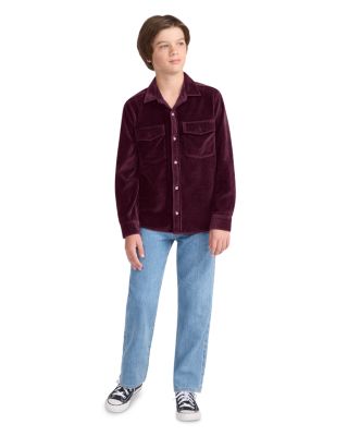 Boys' Fine Wale Cord Button Down Shirt - Little Kid, Big Kid