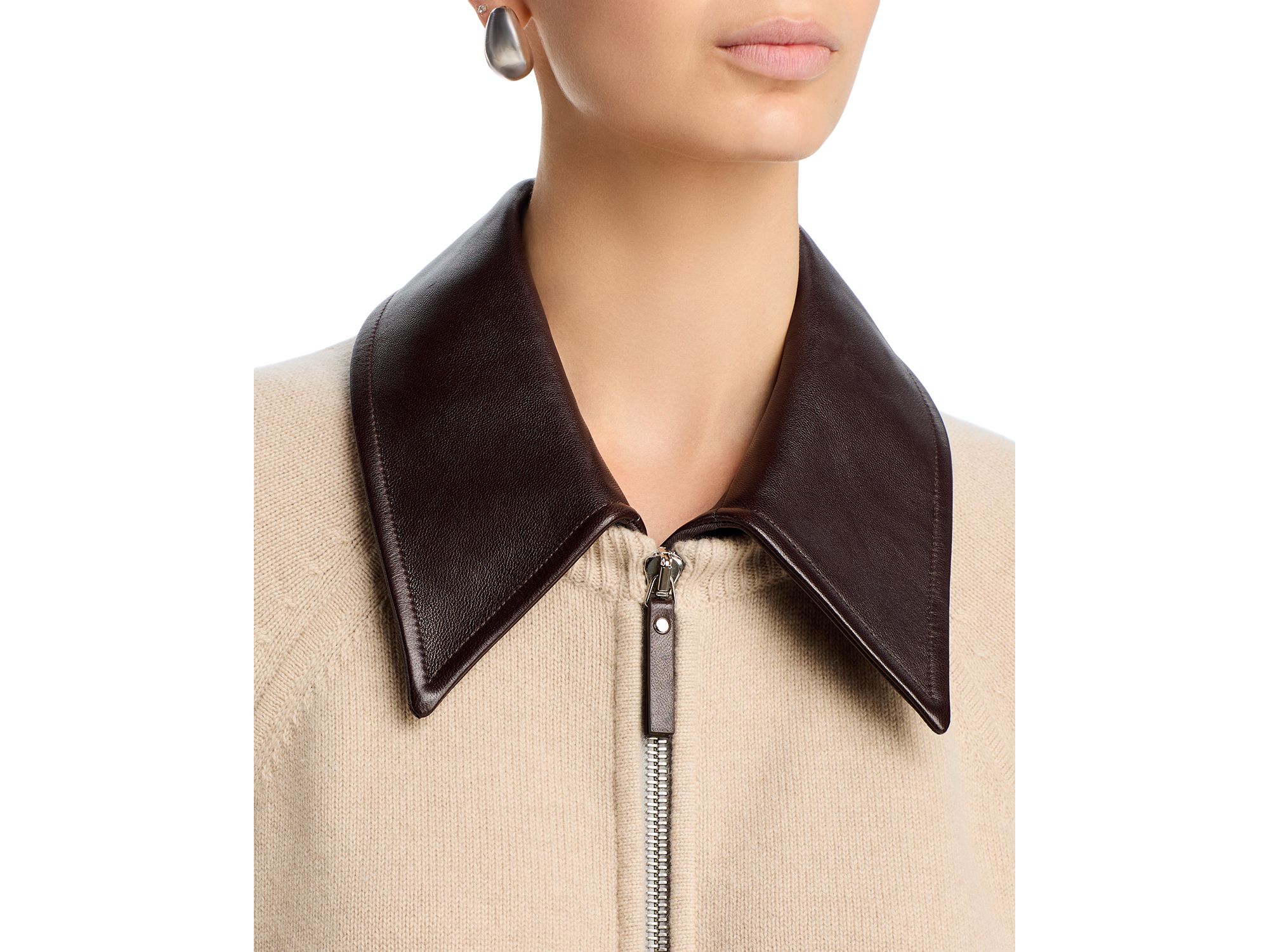 Conrad Cashmere Zippered Jacket — Image 5