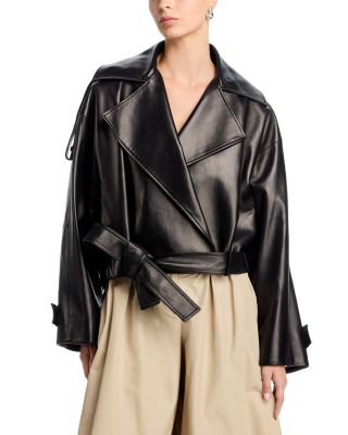 Collins Leather Coat
