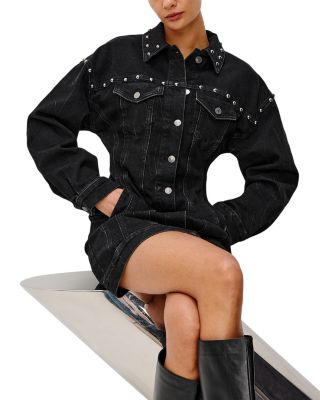 Ladera Studded Shirt Dress