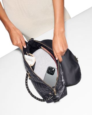 Crosby Lock Medium Quilted Shoulder Bag 