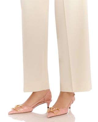 Women's VLogo Kitten Heel Slingback Pumps