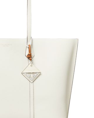 Hidden Logo Croc Embossed Leather Key Fob 