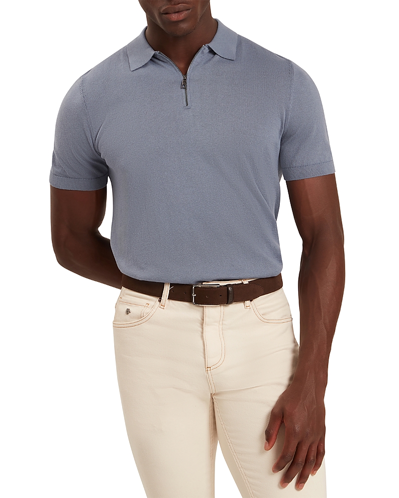 Ted Baker Givrans Quarter Zip Polo Shirt