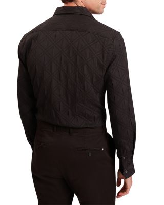 Fynran Crinkled Long Sleeve Button Front Shirt