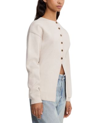 Exaggerated Sleeve Cardigan Sweater