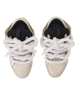  Curb Sneakers In Leather With Snake Laces