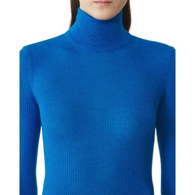  Merino Wool and Silk Turtleneck Sweater