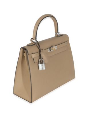 Sellier Kelly 25 Leather Handbag