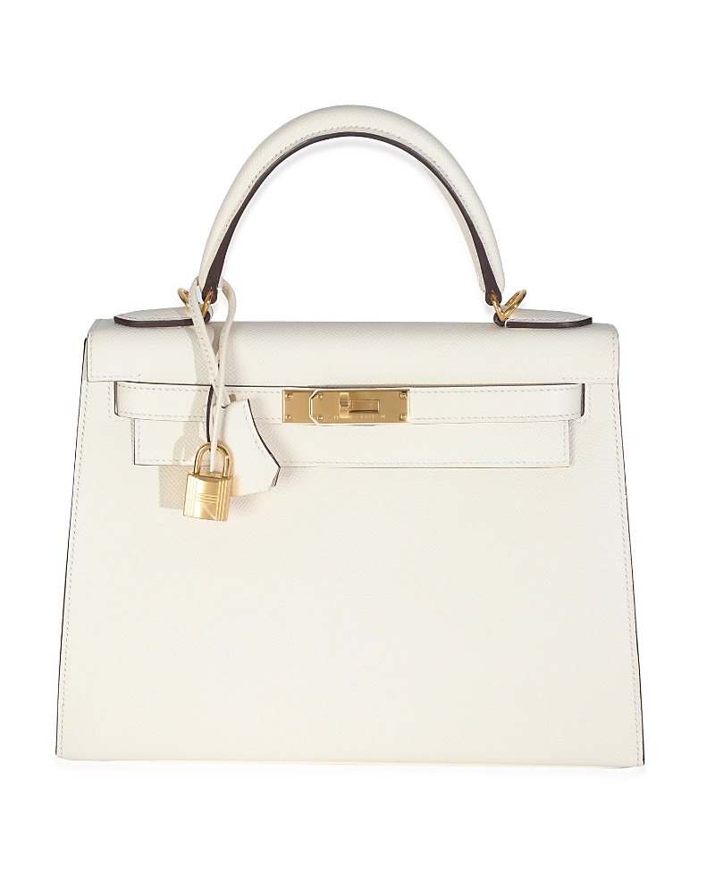 Pre-owned Pre-owned Hermes  Hermes Sellier Kelly 28 Leather Handbag