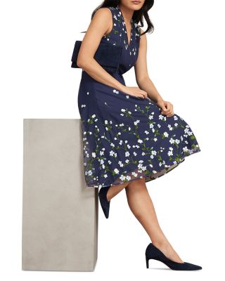 Petite Aria Embroidered Dress