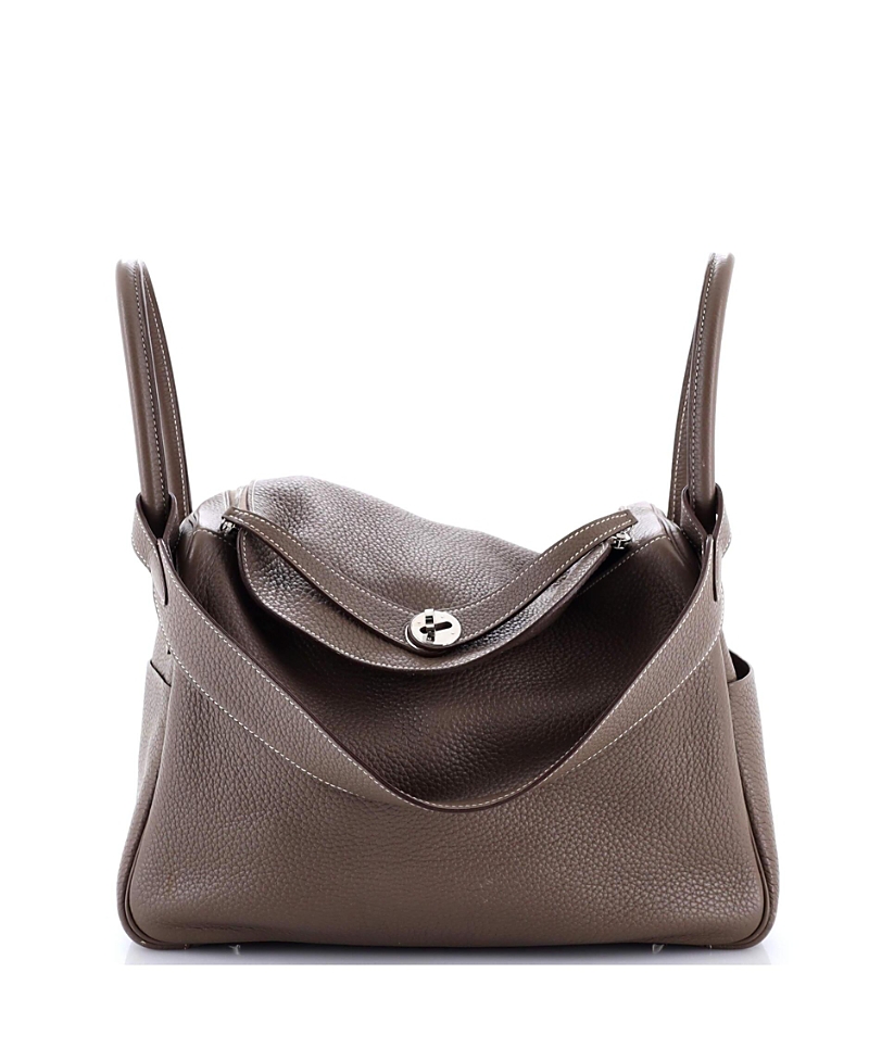 Click to view more detailed imagery on our partner's website Pre-owned Pre-owned Hermes Hermes 30 Lindy Bag Clemence In Gray