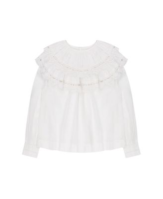  Crochet Double Frill Blouse