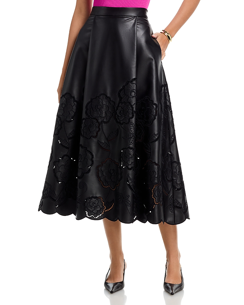 Toccin Stacy Lace Skirt In Black