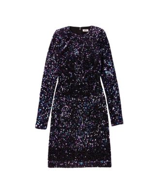 Evie Cluster Sequin Dress