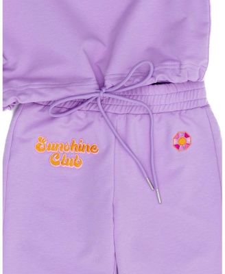 Girls' Sunshine Club Embroidered Jogger Set - Little Kid, Big Kid