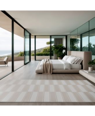  Reversible Baby Playmat - Antelope + Stripe Design – Soft, Non-Toxic Foam – Waterproof, Easy to Clean