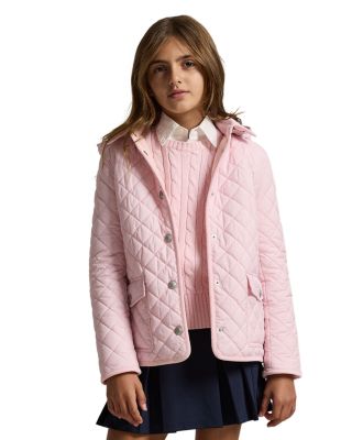 Girls' Quilted Water Repellent Barn Jacket - Big Kid