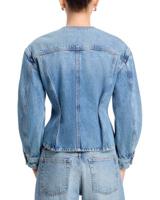 The Nipped Collarless Jacket