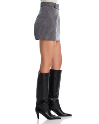 Minka Pinstriped Skirt