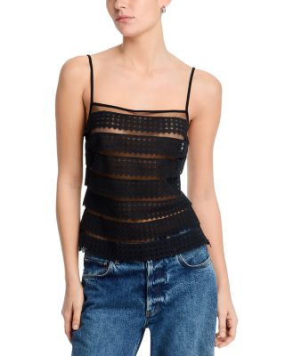 The Lattice Crochet Cami