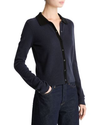 Contrast Collared Sweater