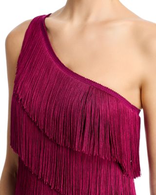 Asymmetric Fringe Dress