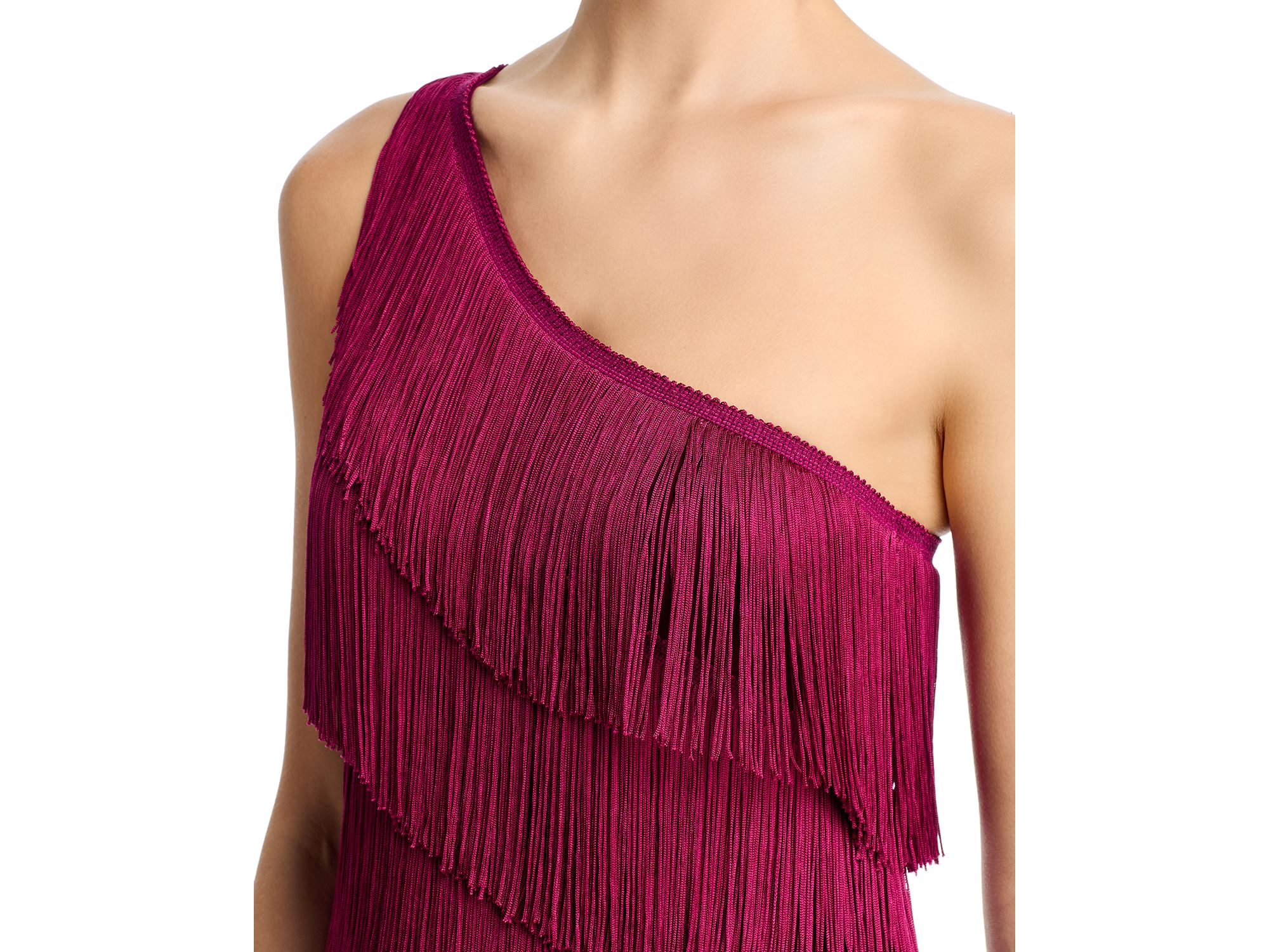Asymmetric Fringe Dress — Image 3