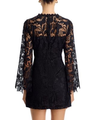 Ido Long Sleeve Lace Mini Dress - Exclusive