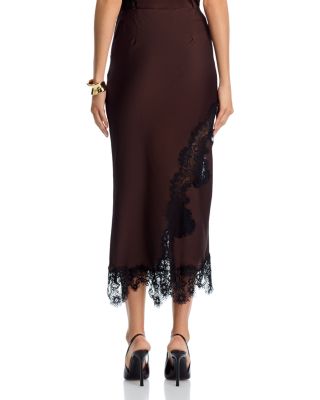 Lace Inset Top & Lace Inset Skirt