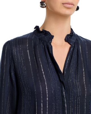 Cynthia Metallic Threaded Blouse