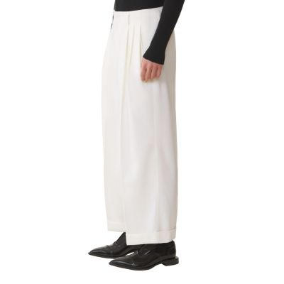 Wide Leg Wool Pants