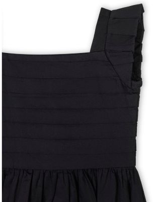 Girls' Organic Pleated Bodice Sateen Party Dress - Little Kid, Big Kid