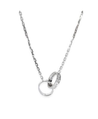  Love 18k White Gold Necklace