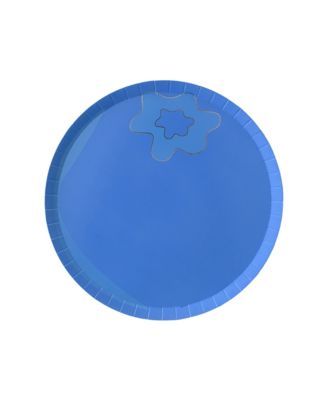 Le Dinner Blueberry Paper Dessert Plates, Set of 8
