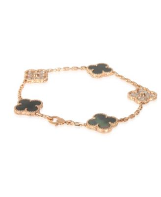  Vintage Alhambra 18k Rose Gold Bracelet