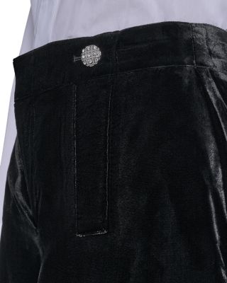 Wide Leg Velvet Pants