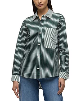 dress shirt laundry Comfort Stretch Non-Iron Solid With Contrast Trim this versatile piece transitions seamlessly from boardroom to casual settings Men's Shirts: Launder or Dry